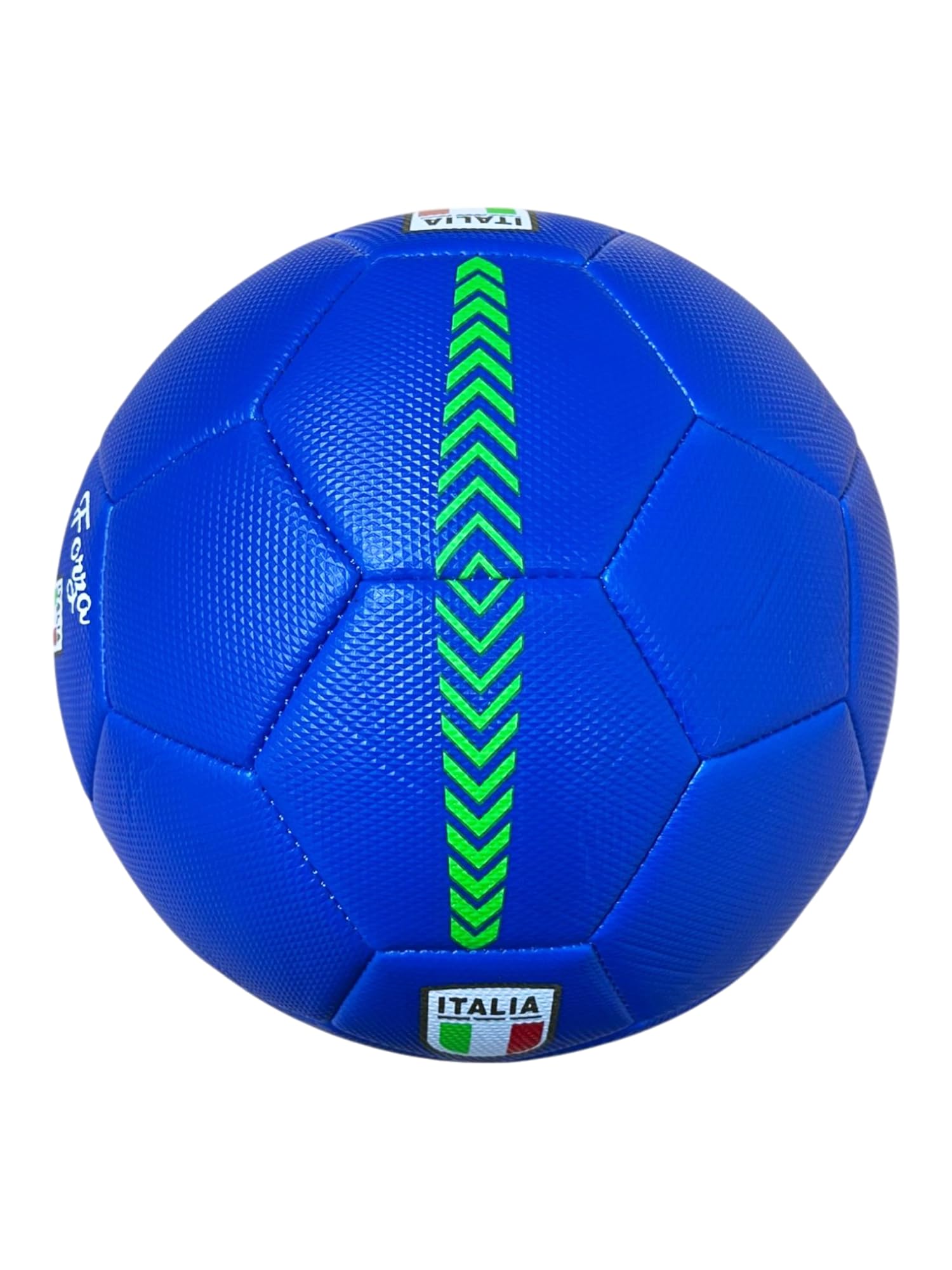 Pallone da Calcio Modello Italia. Blu. Palla Realizzata in HF PVC. Adulti Ragazzi e Bambini (Misura 5 - Grande)