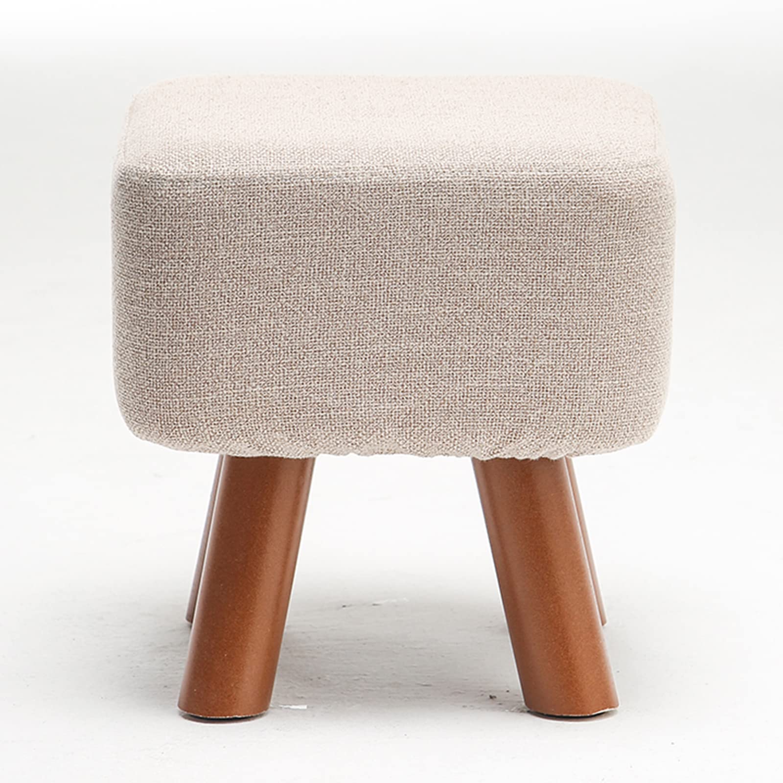 Tabouret à langer en lin gris pour l'entrée et le couloir de la maison