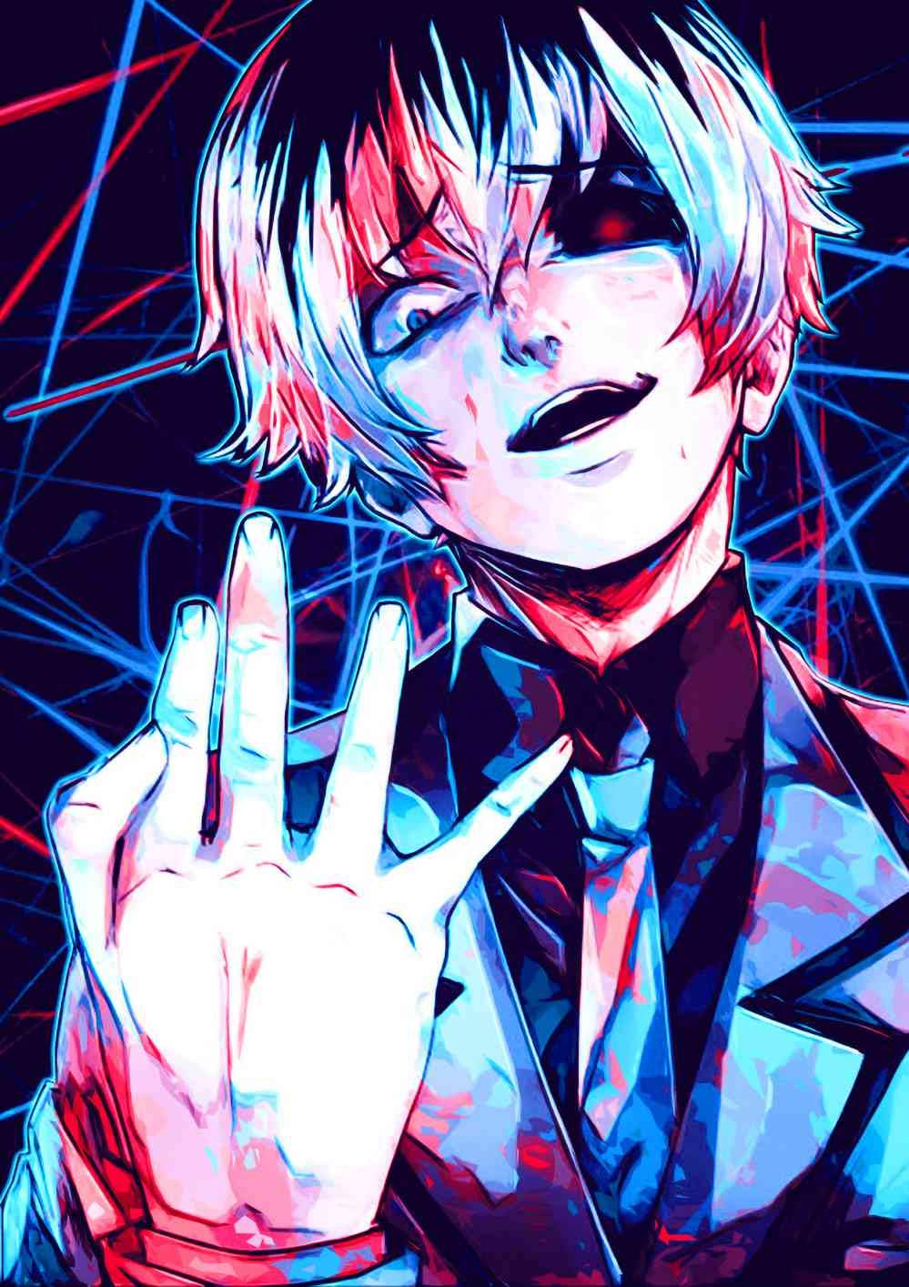 Comicsense Xyz Kaneki Ken 0 Gsm Textured Paper Quality Poster Without Frame Multicolour Standard Amazon In Home Kitchen