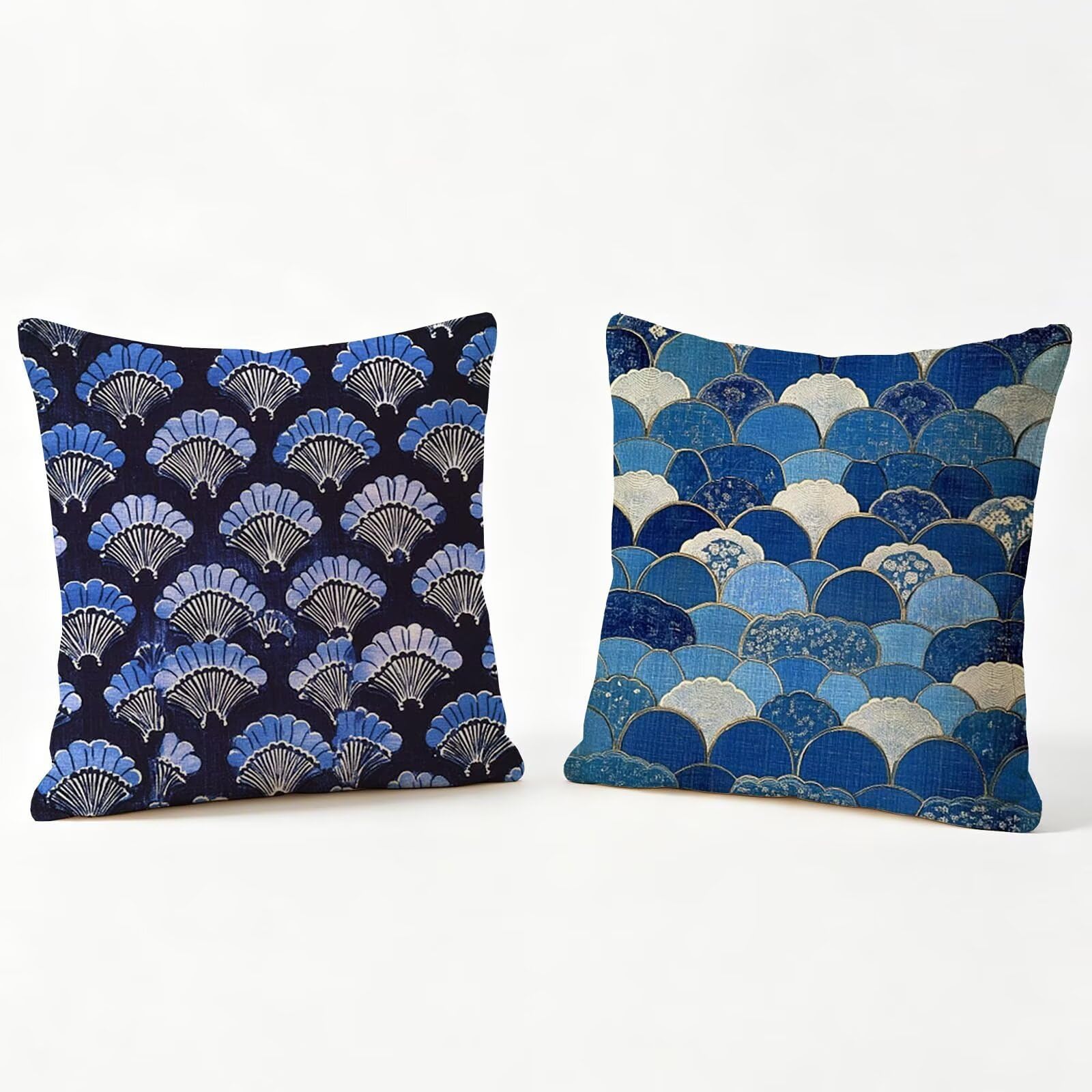 Housse coussin 70x70 velours bleu de qualité supérieure doux y0-238