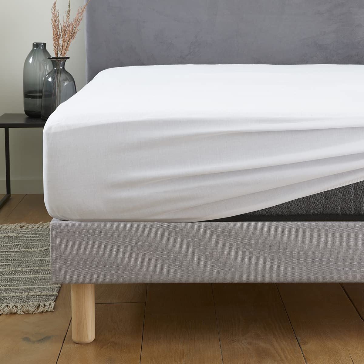 Protège-matelas coton 180x200 DODO anti-acariens et imperméable