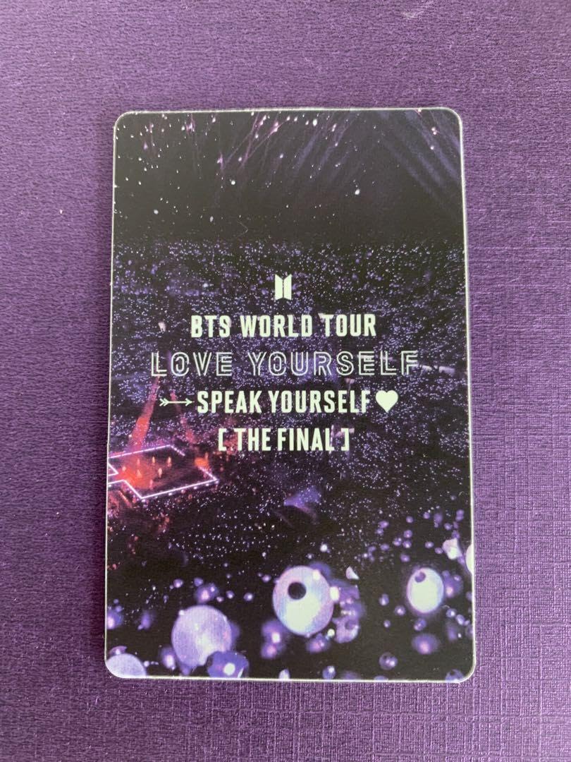 BTS ジョングク SYS FINAL 公式 ソウルコン 会場トレカ BTS SYS FINAL 公式 ソウルコン 会場トレカ ジョングク