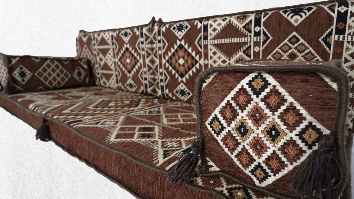 Buy Brown Arabic Jalsa, Arabic Majlis,Arabic Floor Sofa Seating Set