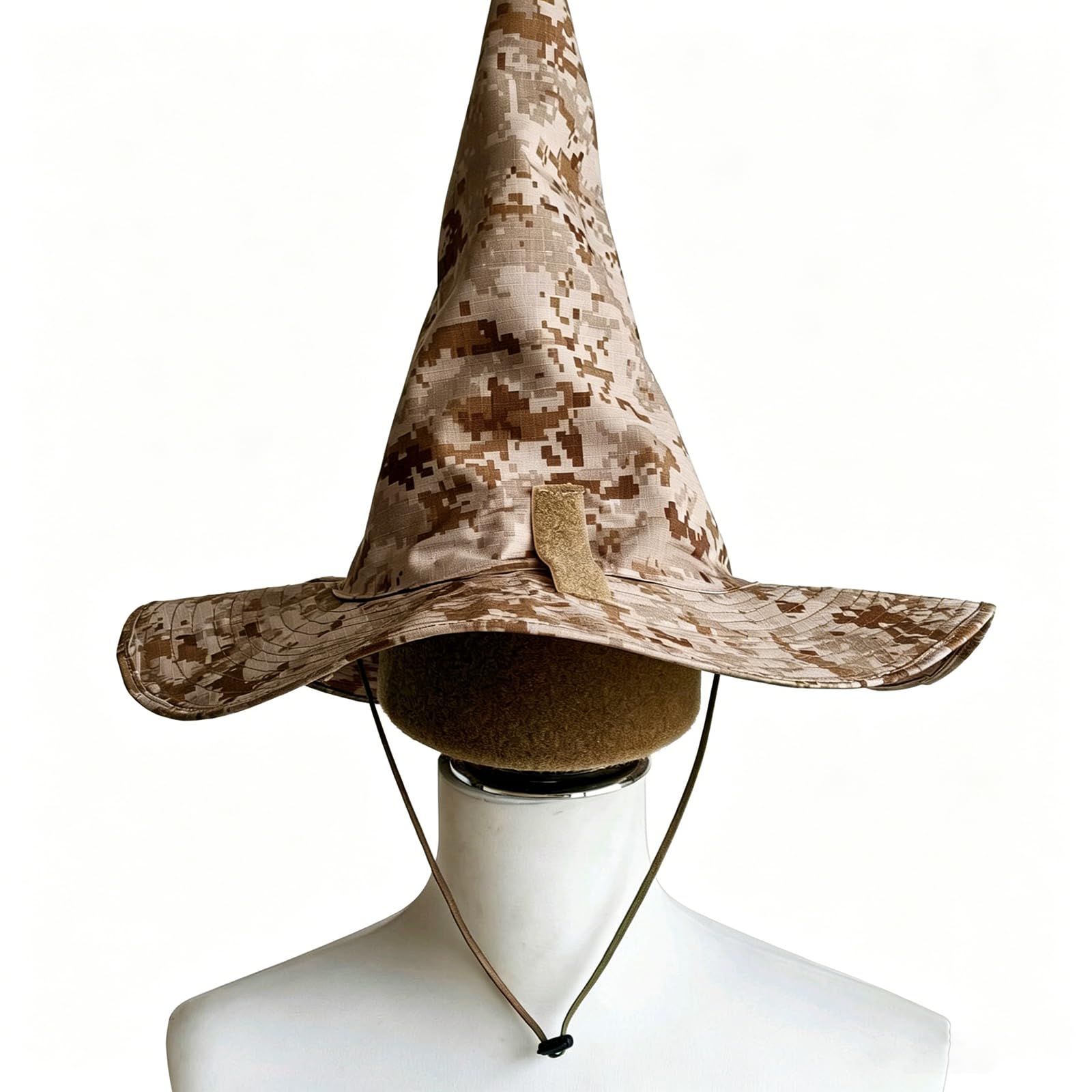 Hanglong Tactical Magic Hat Camouflage Wizard Hat Integrated Hat with Large Brim Cosplay — image 1