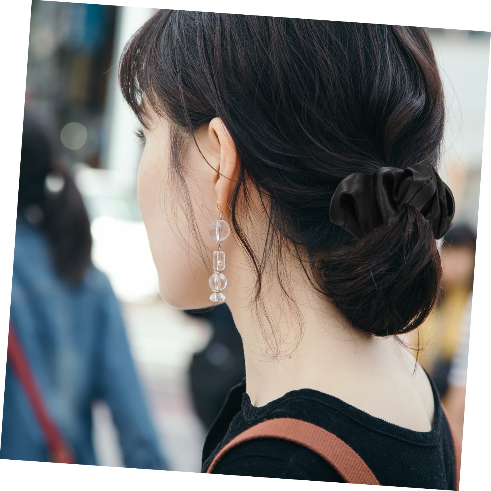 MAGICLULU 15 Stk Haarband aus Seide haarschmuck Haarbänder Haargummi für Frauen Haargummis aus Baumwolle Tiara krause elastische Haargummis Kopfschmuck für Mädchen Einfach und vielseitig