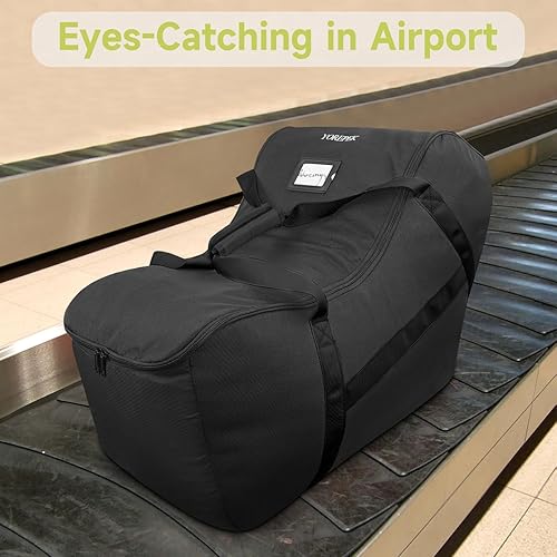 Miniatura 7 de YOREPEK Bolsa de viaje para asiento de automóvil infantil compatible con asiento y base de automóvil Nuna Pipa, se adapta al asiento de automóvil