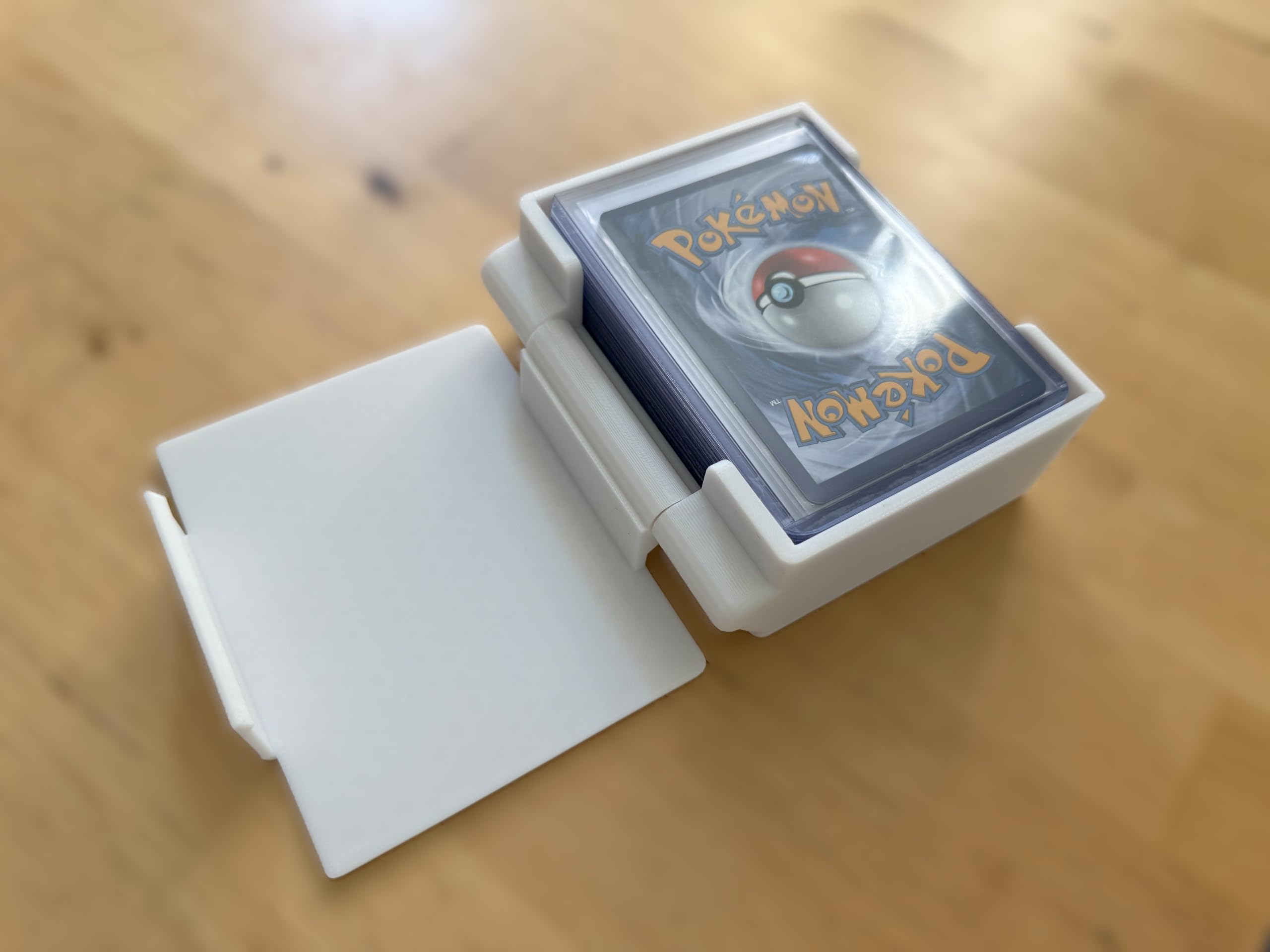 LegendaryCollectibles Storage Case Box with Hinged Lid for Top Loader Rigid Sleeve Trading Card Games