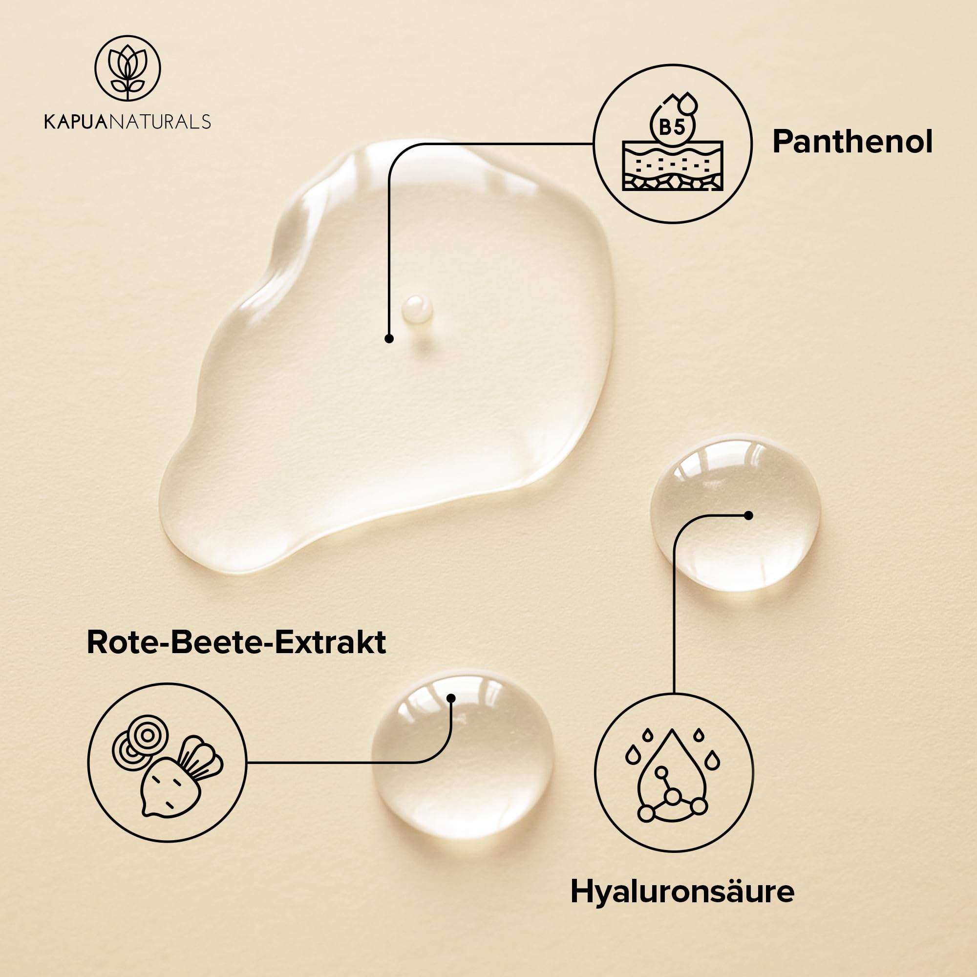 Aloe Vera Gel 100 Prozent BIO • 100 % reiner Aloe Vera Saft • Mit Hyaluronsäure & Panthenol • Vegan & ohne Duftstoffe • Aloe Vera Gel pur für Gesicht & Körper • After Sun Pflege • Made in Germany