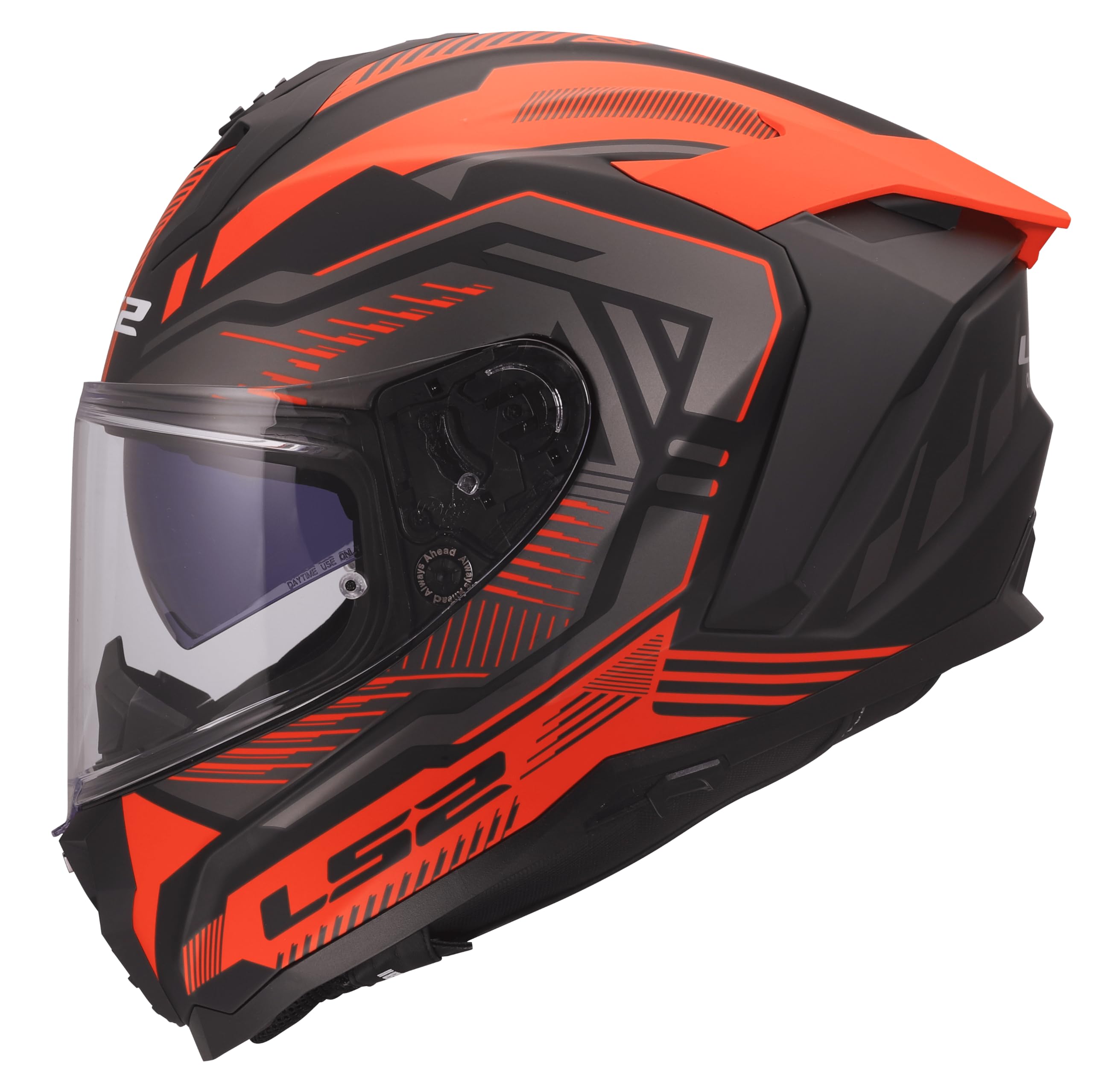 LS2, Casque Moto Intégral CHALLENGER II DRAVIX Red, XL