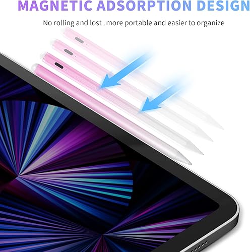Miniatura 7 de Lápiz óptico para iPad de 9 y 10 generación, 2X carga rápida, lápiz activo compatible con Apple iPad Pro11 y 12.9 pulgadas 2018-2023, iPad Air 345,