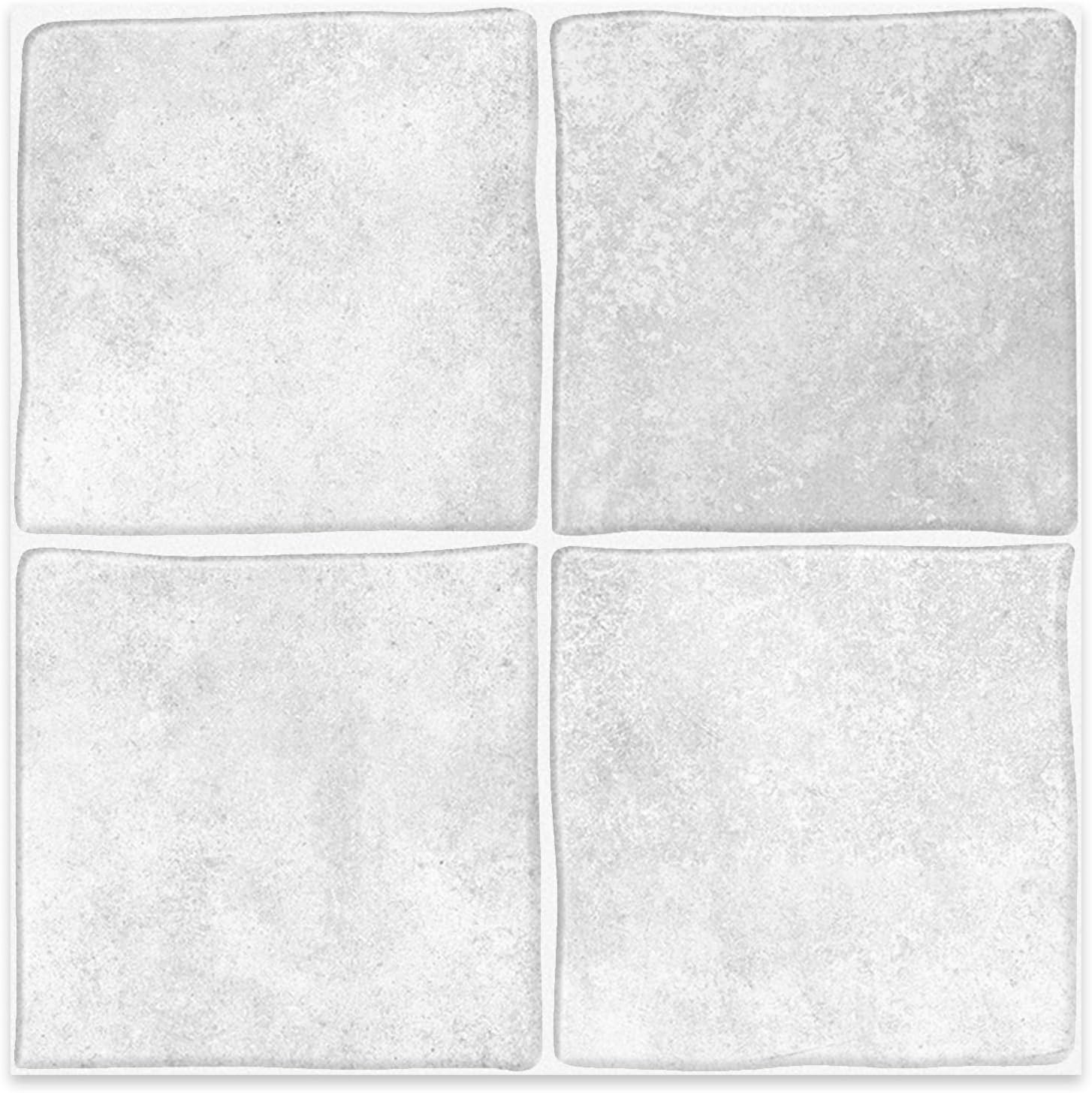 10 Sheets Thicker Design Peel and Stick Backsplash, 3D Self Adhesive Peel and Stick Wall Tile Backsplash for Kitchen, Bathroom, 12"x12",Grayish White