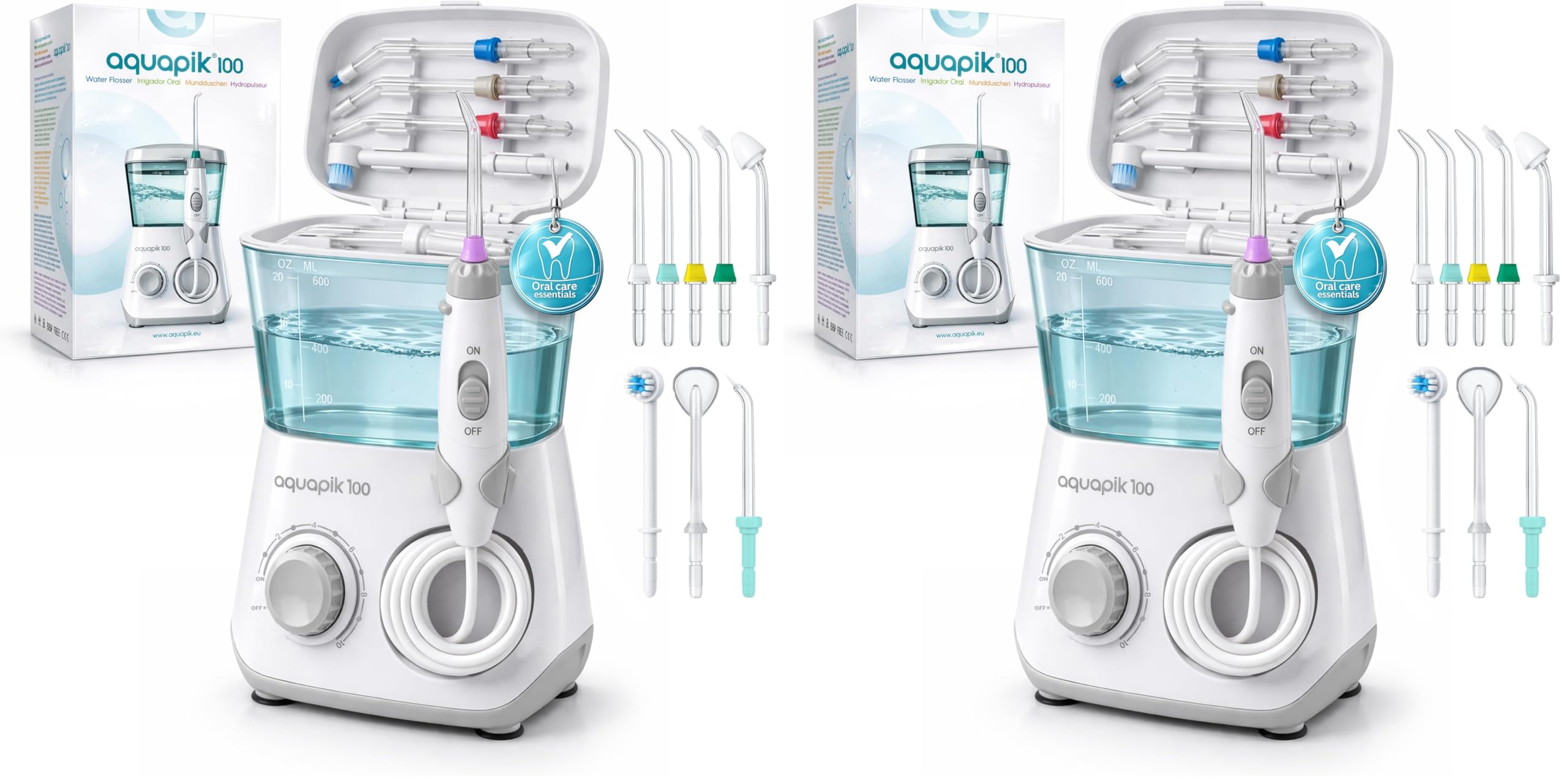Hydropulseur dentaire idéal orthodontie et implants avec réservoir blanc - 15