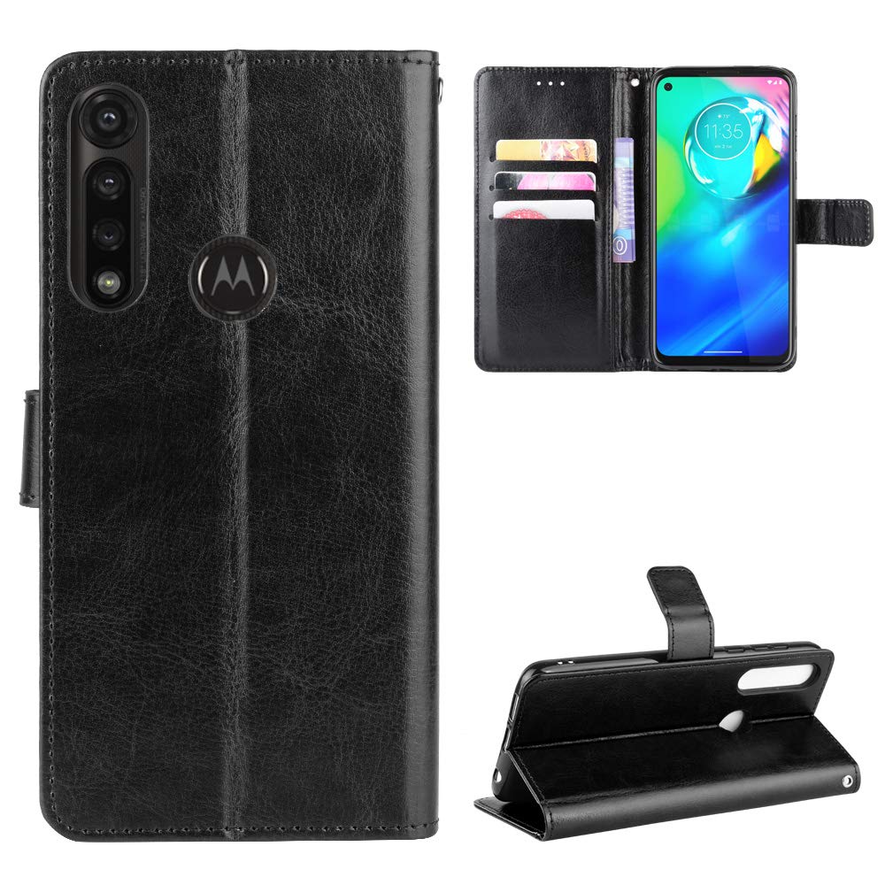 Case for Motorola Moto G Power Case Cover ,Flip Leather Wallet Cover Case for Motorola Moto G8 Optimo Maxx XT2041DL / Moto G Power XT2041-6 XT2041-7 / G8 Power XT2041-4 (US Version) Case Black