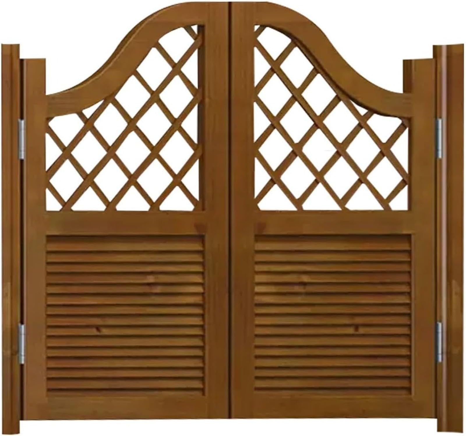 Doppia porta automatica in legno, 94 x 91 cm / 37x36in, elegante design scorrevole per cucina, caffetteria, bar e divisori, facile da aprire e chiudere, ideale per interni moderni