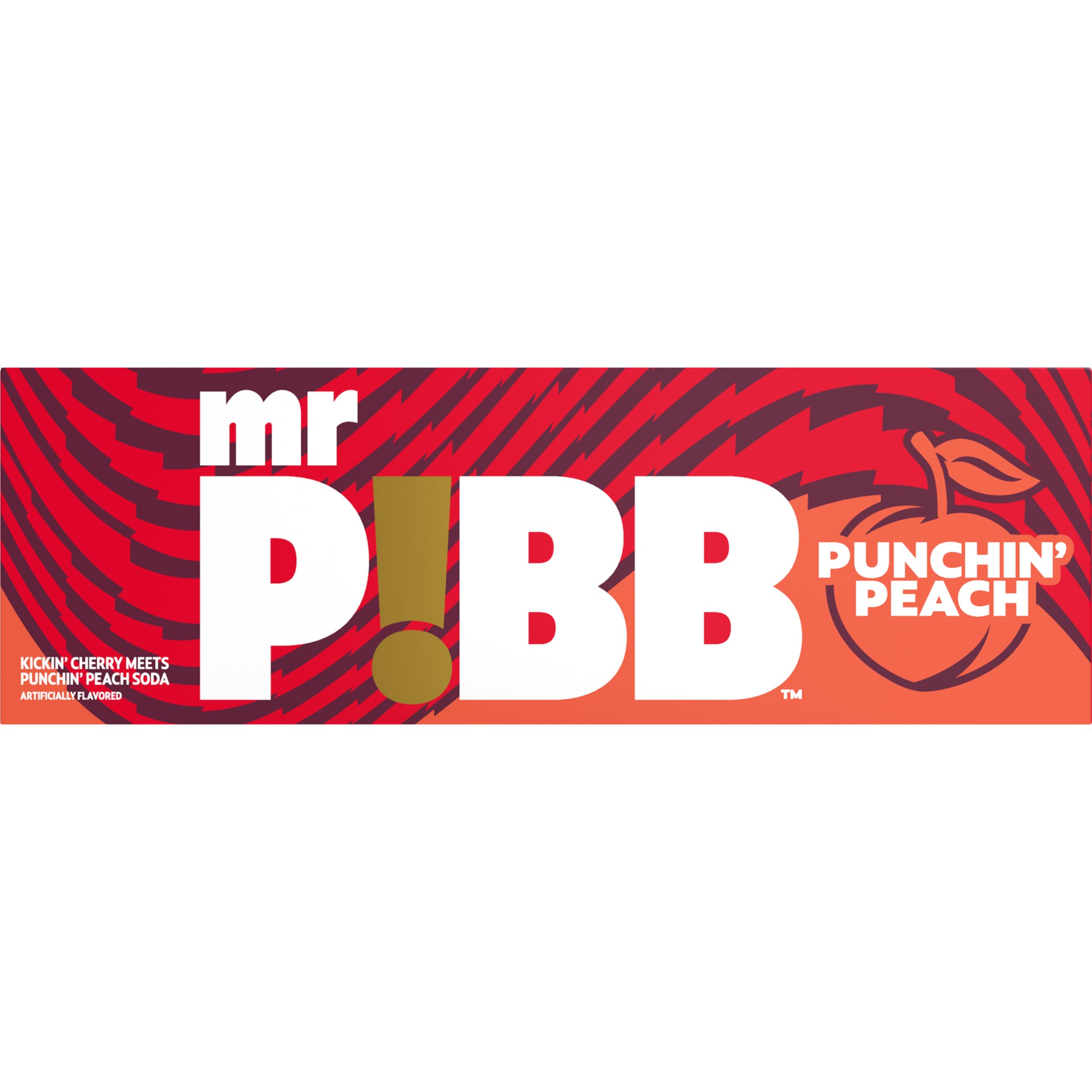 Mr Pibb Punchin' Peach 12oz 12pk