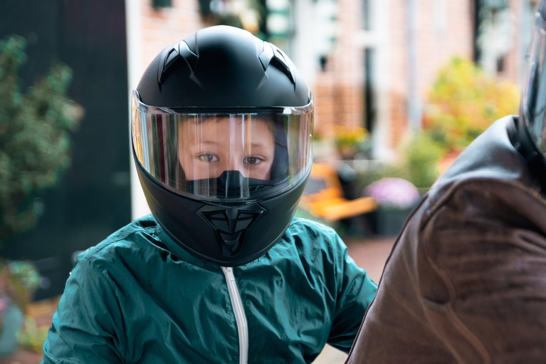 VINZ Parana Motorradhelm Kinder | Fullface Helm Kinder Integralhelm | Kinderhelm Motorrad, Roller, Mofa & Moped in Gr. YS-YXL | ECE 22.06 Zertifiziert | Erhältlich in 3 Farben