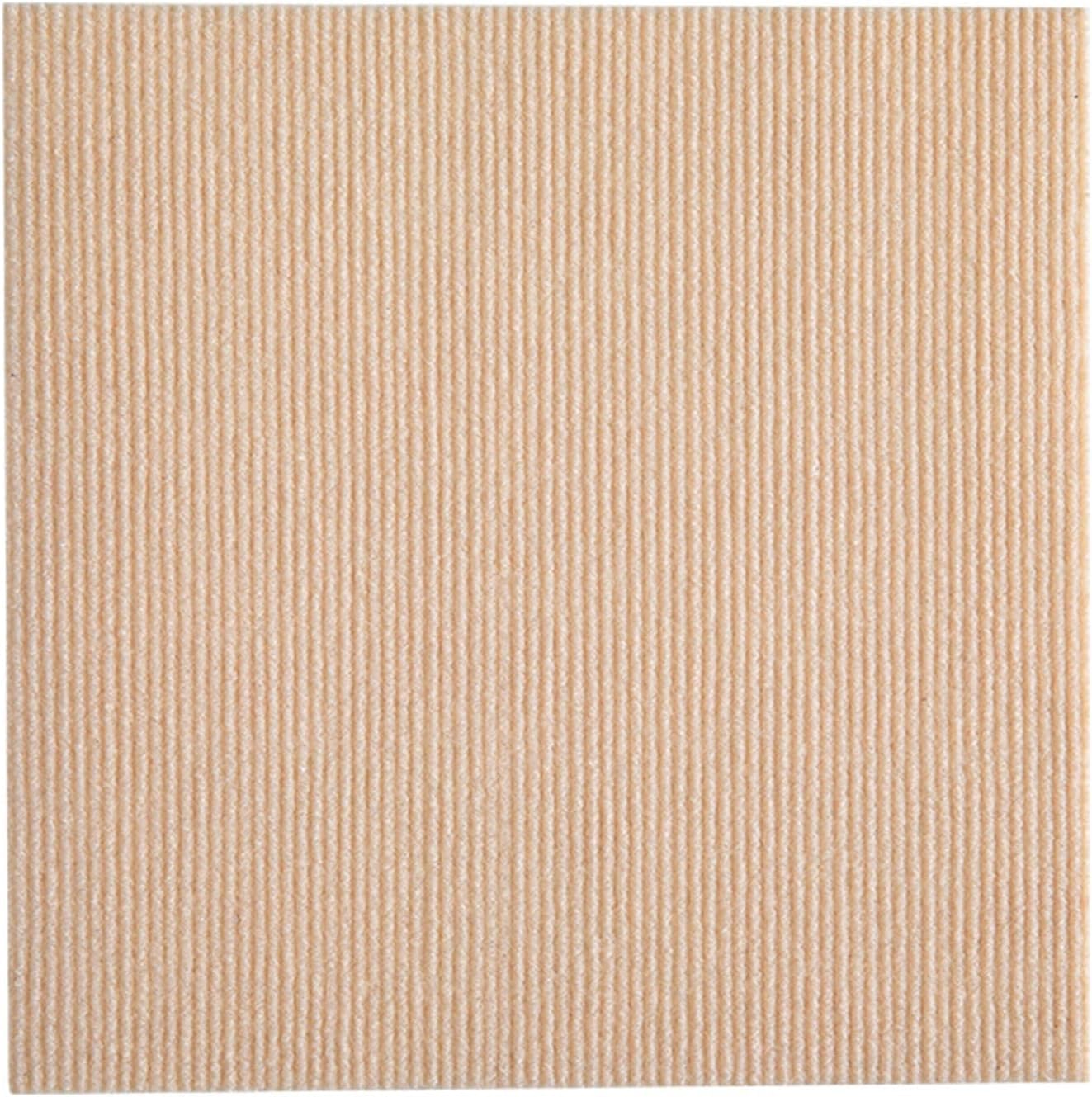Carpet Squares, Carpet Tiles Floor Tile Washable Seamless Splicing Soft Padded(Rice Dumpling)