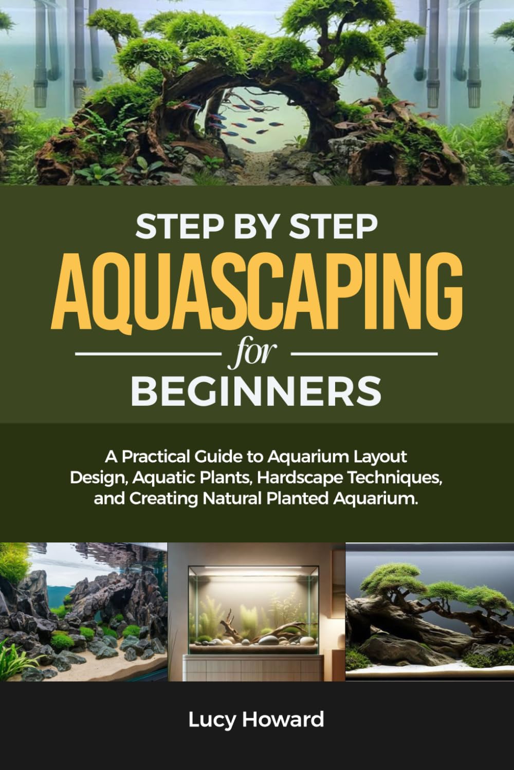 Step-by-Step Aquascaping for Beginners: A Practical Guide to Aquarium Layout Design, Aquatic Plants, Hardscape Techniques, and Creating Natural Planted Aquariums