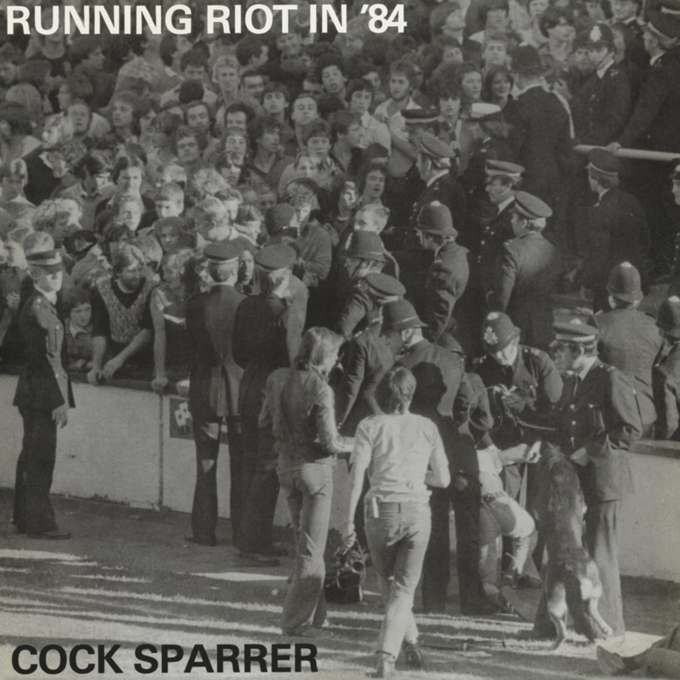 COCK SPARRER - Running Riot In '84 (remastered) - 'koi pond' marbled vinyl LP