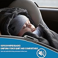 Vista 2 de GSPSCN 2 limpiaparabrisas de repuesto para Cooper R55, R56, R57, 2013, 2014, 2015, 19 + 18 pulgadas (juego de 2)