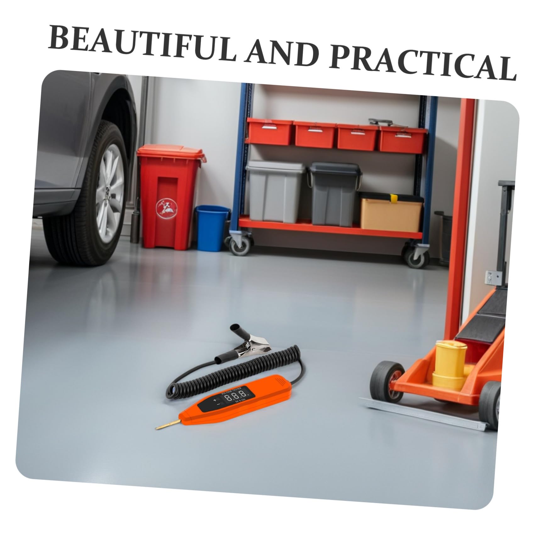 Tester Fusibili Auto Digitale 5-32v per Circuiti e Batterie 12v