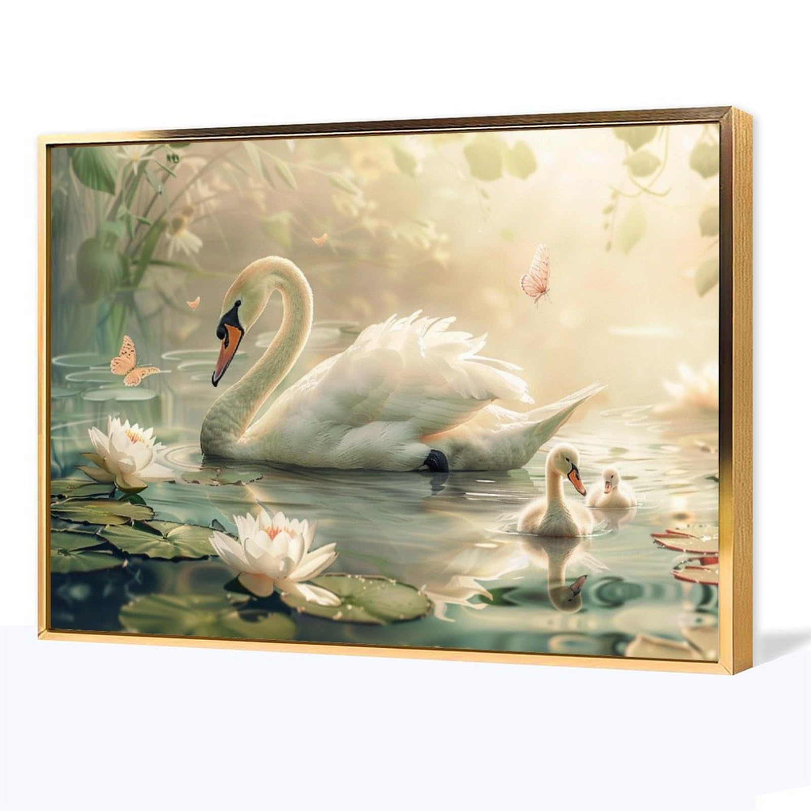 夜明けの鳥の絵　額付き絵画　イラスト 夜明けの鳥の絵 額付き絵画 イラスト ポップアート 夜明けの鳥の絵 額