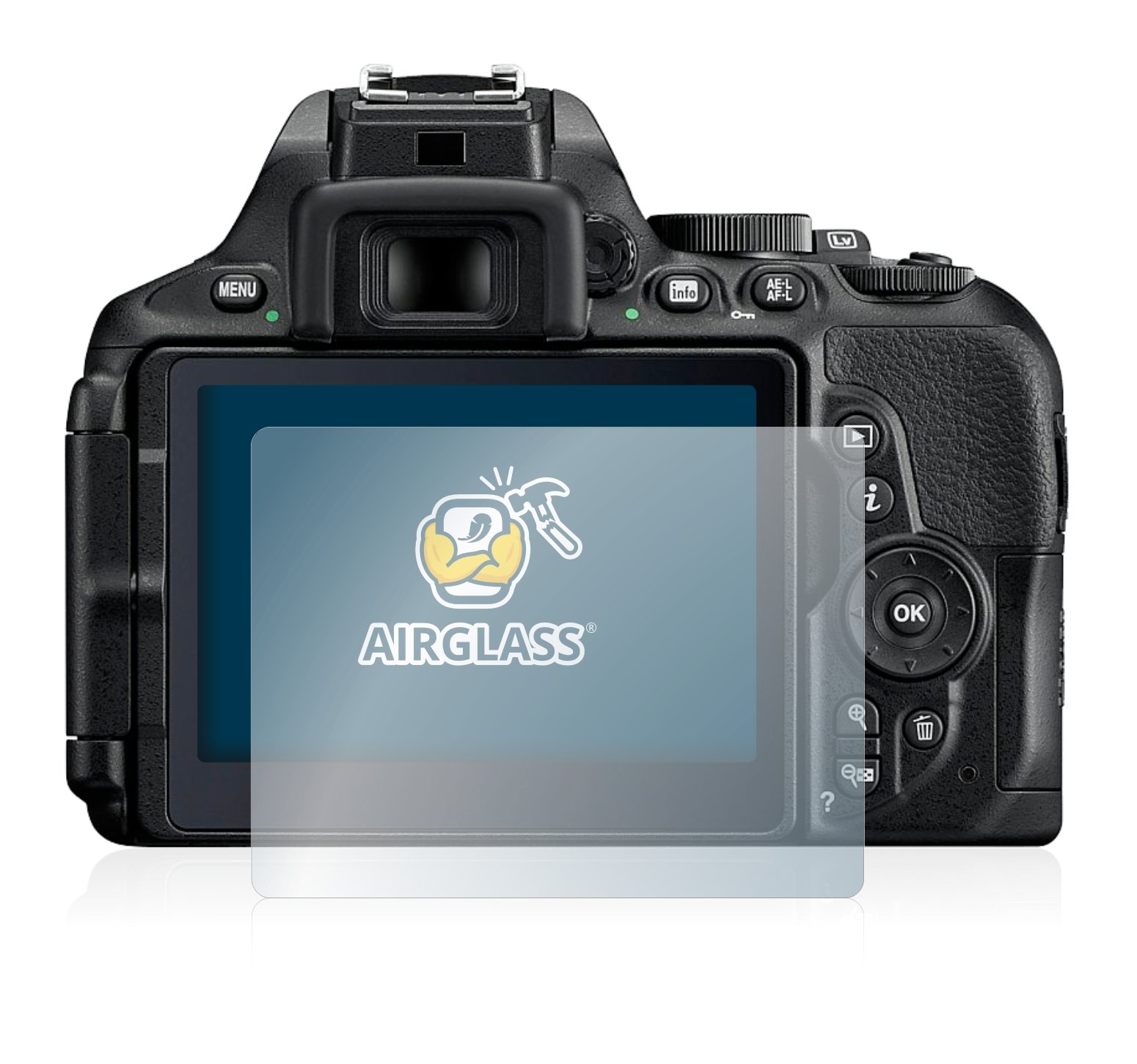BROTECT Glass Screen Protector for Nikon D5600 (3 Pieces