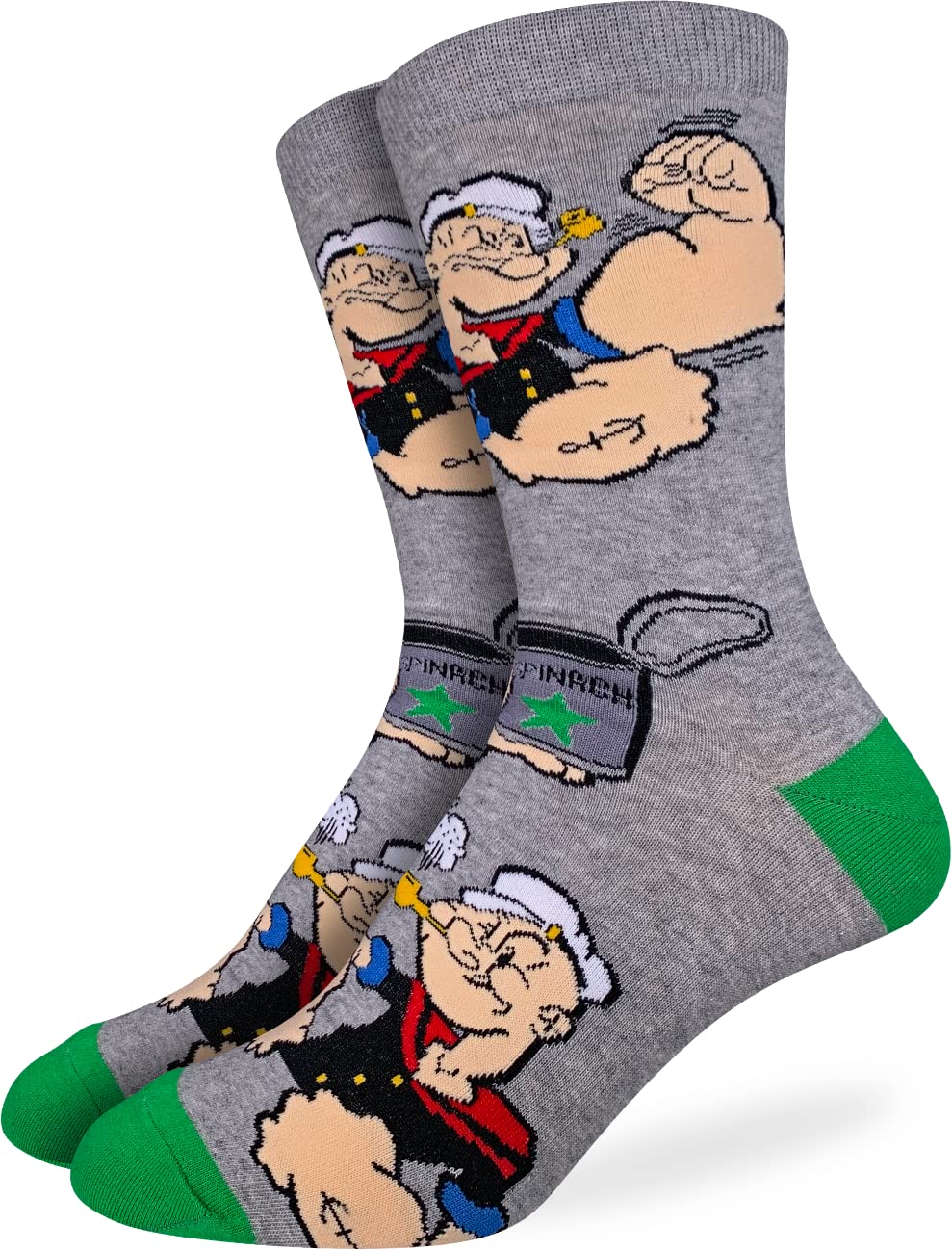 Good Luck SockMen's Popeye Socks, Adult