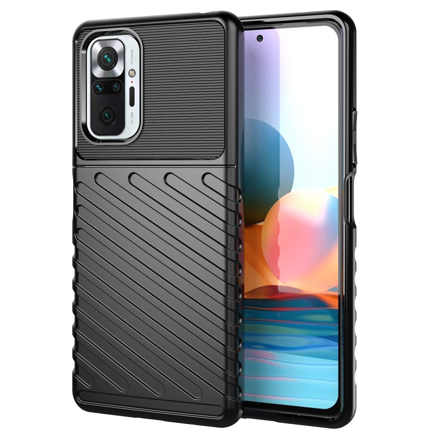 Cover per Xiaomi Redmi Note 10 Pro con 3 Pezzi Pellicola Vetro...: Cover Note 10 Xiaomi
