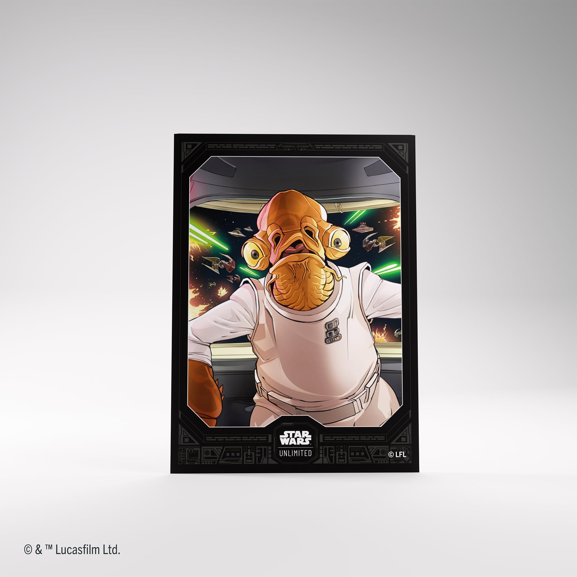 Star Wars: Unlimited Card Game - Admiral Ackbar ART SLEEVES, Multi-coloured - Image 3