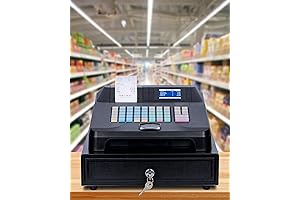 Oil-proof Cash Register for Small Businesses with Receipts