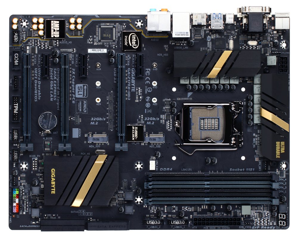 Amazon.com: Gigabyte LGA1151 Intel Z170 ATX DDR4 Motherboards GA