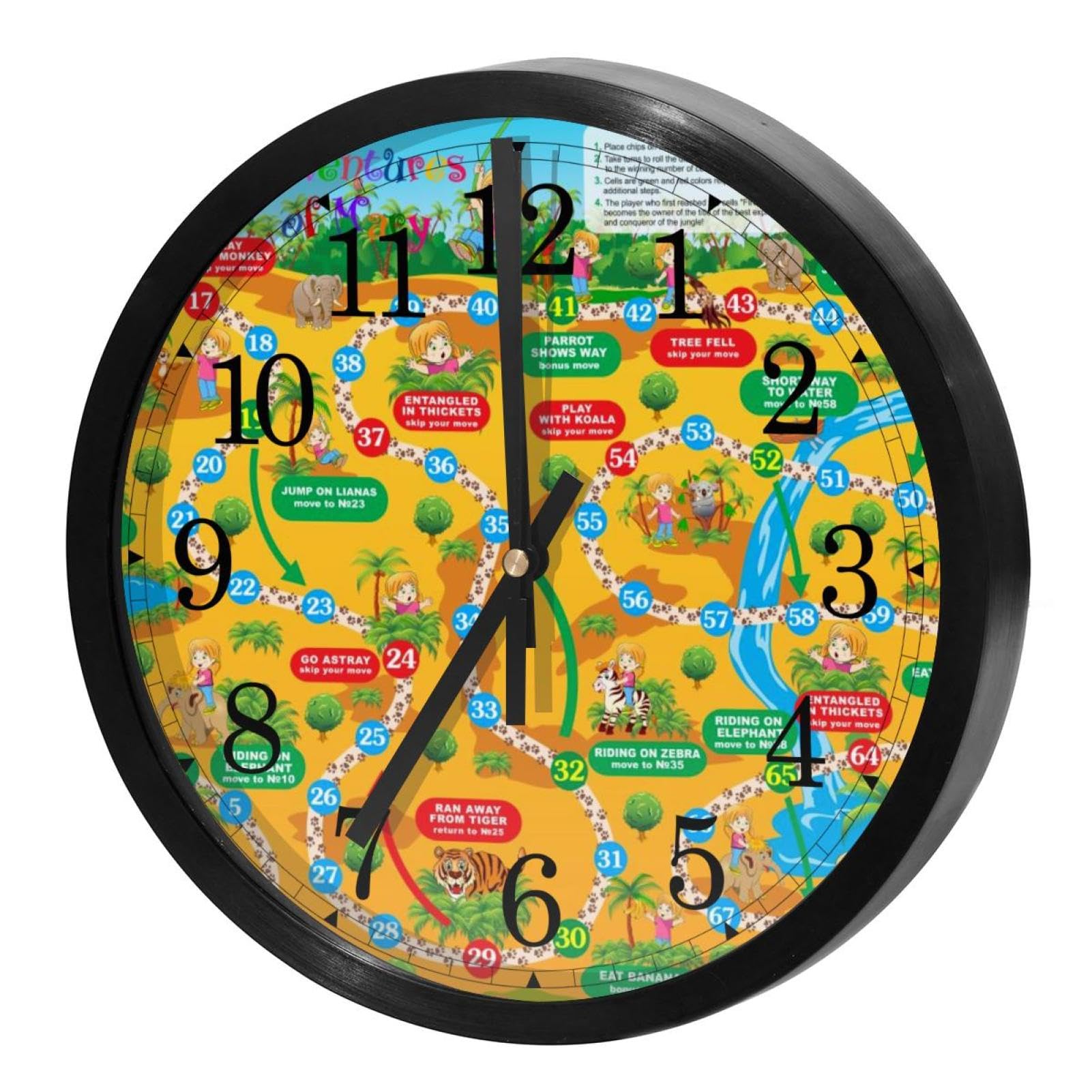 Horloge murale silencieuse de style épuré pour un intérieur soigné