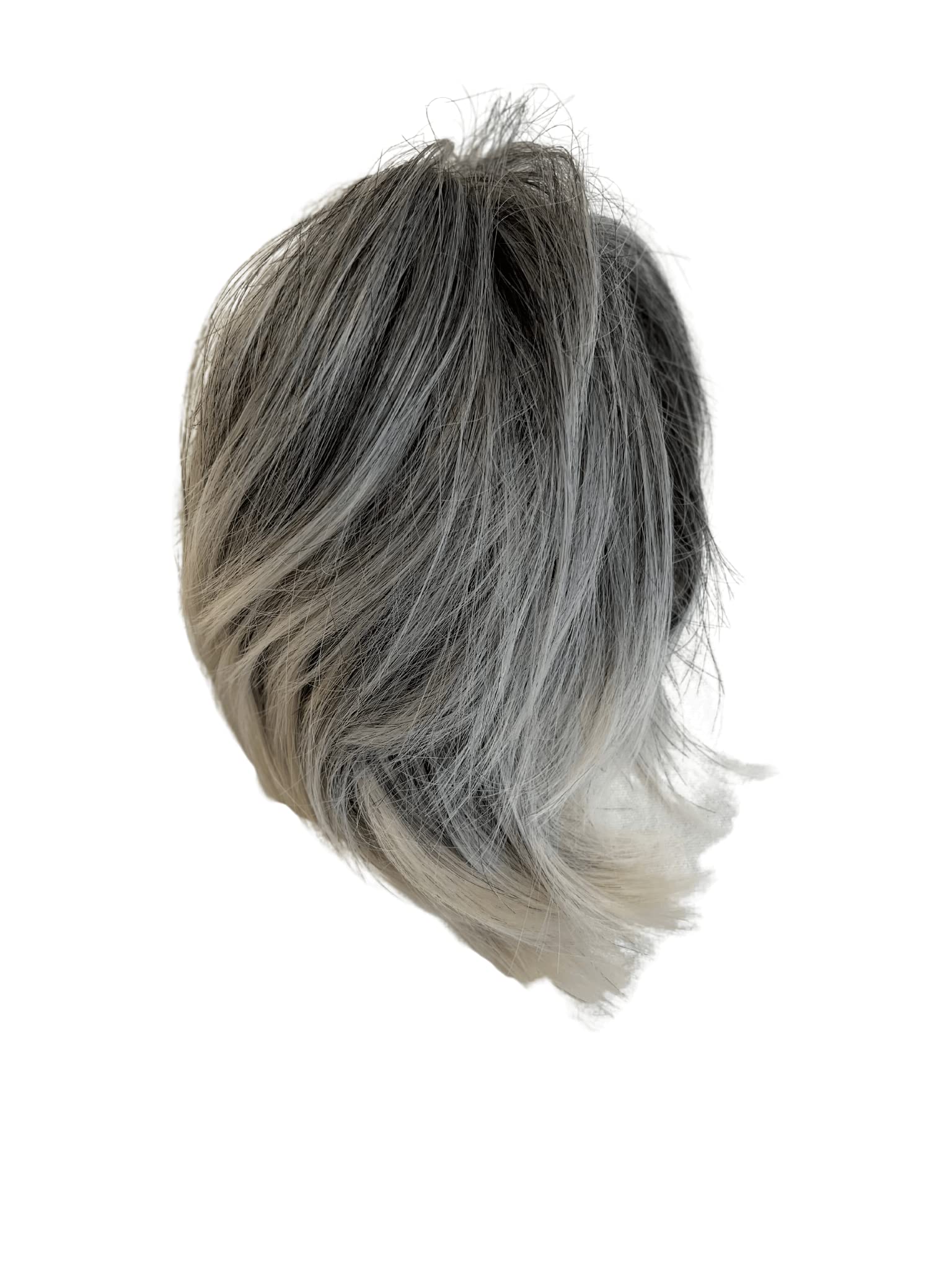 Apexhairs Hair Bun Ponytail Extension, Straight Synthetic Hairpiece Short Ponytail Bun Extensions Hair Accessories Elastic Easy Scrunchie Hair Bun for Women (Salt And Pepper)