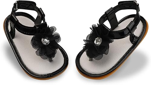 Miniatura 5 de AKINGIO Sandalias de goma suave para bebés y niñas y niños, suela suave de primera calidad para niños pequeños primeros caminantes al aire libre