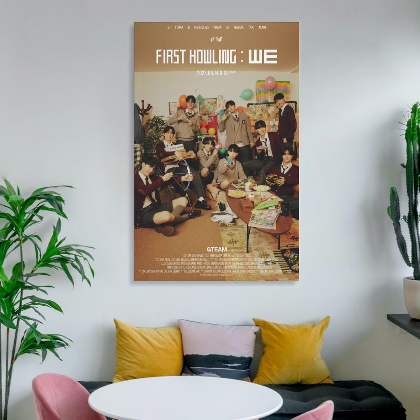 Amazon.co.jp: &TEAM エンティーム First Howling WE 人気キャンバス