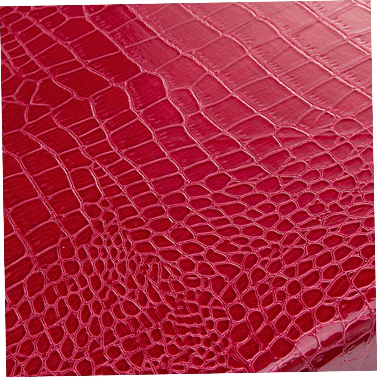 Cabilock 2Pcs Large Capacity CD Storage Bag PU Tote Holder for Discs Red Fashion Pouch for Dvd and CD Organization and Stylish Design for Home Travel