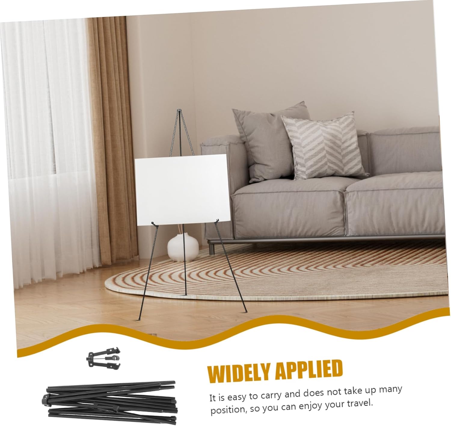 DOITOOL Painting Easel for Adults Portable Metal Easel Stand Stable Tripod Design