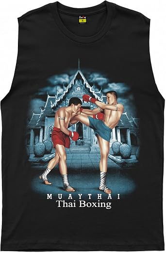 Muay Thai Sleeveless for Men Authentic Thai Boxing Training Clothes