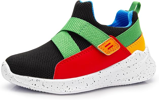 SKYWHEEL Toddler Boy Girl Tennis Shoes Kids Barefoot Slip On Sneakers