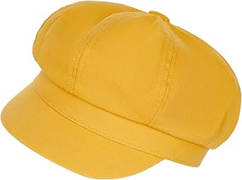 Newsboy Hats for Women - Classic 8-Panel Cabbie Hat with Adjustable Elastic Band, Breathable Comfortable Fit for All Seasons