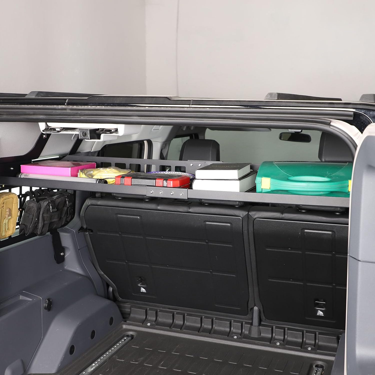 Rear Cargo Basket Compatible with INEOS Grenadier 2020-2024, Heavy Duty Rear Trunk Cargo Rack Basket Tray Interior Storage Luggage Carrier Shelf
