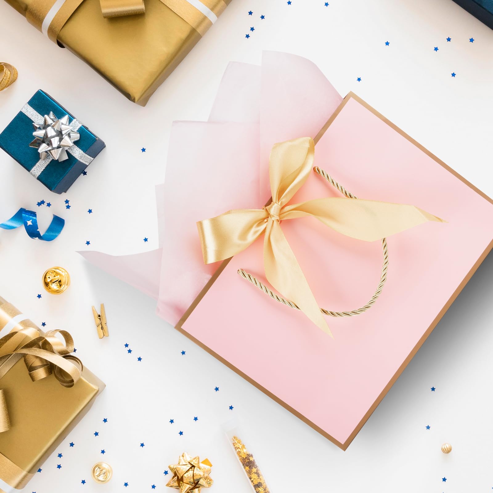 Stylische Geschenktüten-Sets - Mit Karten & Seidenpapier Für Besondere Anlässe