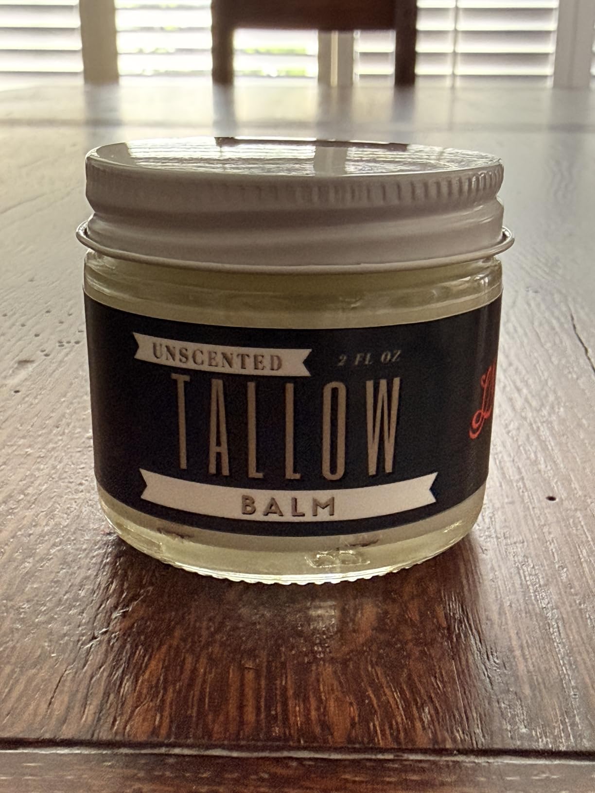 Lady May Tallow Unscented Tallow Balm | Natural Beef Tallow Vitamin E, Jojoba Moisturizer for Face & Body |Clean, Preservative-Free Skincare by Lady May