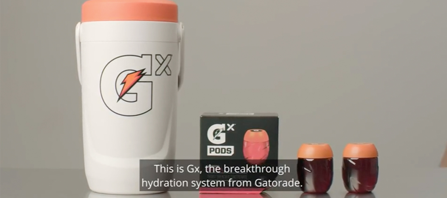 Gatorade Gx Performance Jug, 64oz, Leakproof, Non Slip Grip, Great for Athletes, Navy