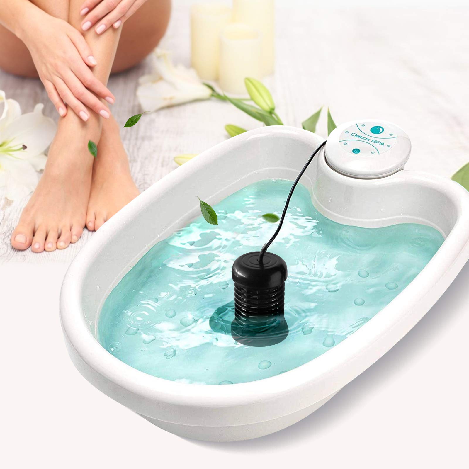 Buy HUKOER Ionic Detox Foot Bath Cell Cleanse SPA Machine Foot Spa Tub Health Care Set with Buy HUKOER Ionic Detox Foot Bath Cell Cleanse SPA Machine Foot Spa Tub Health Care Set with