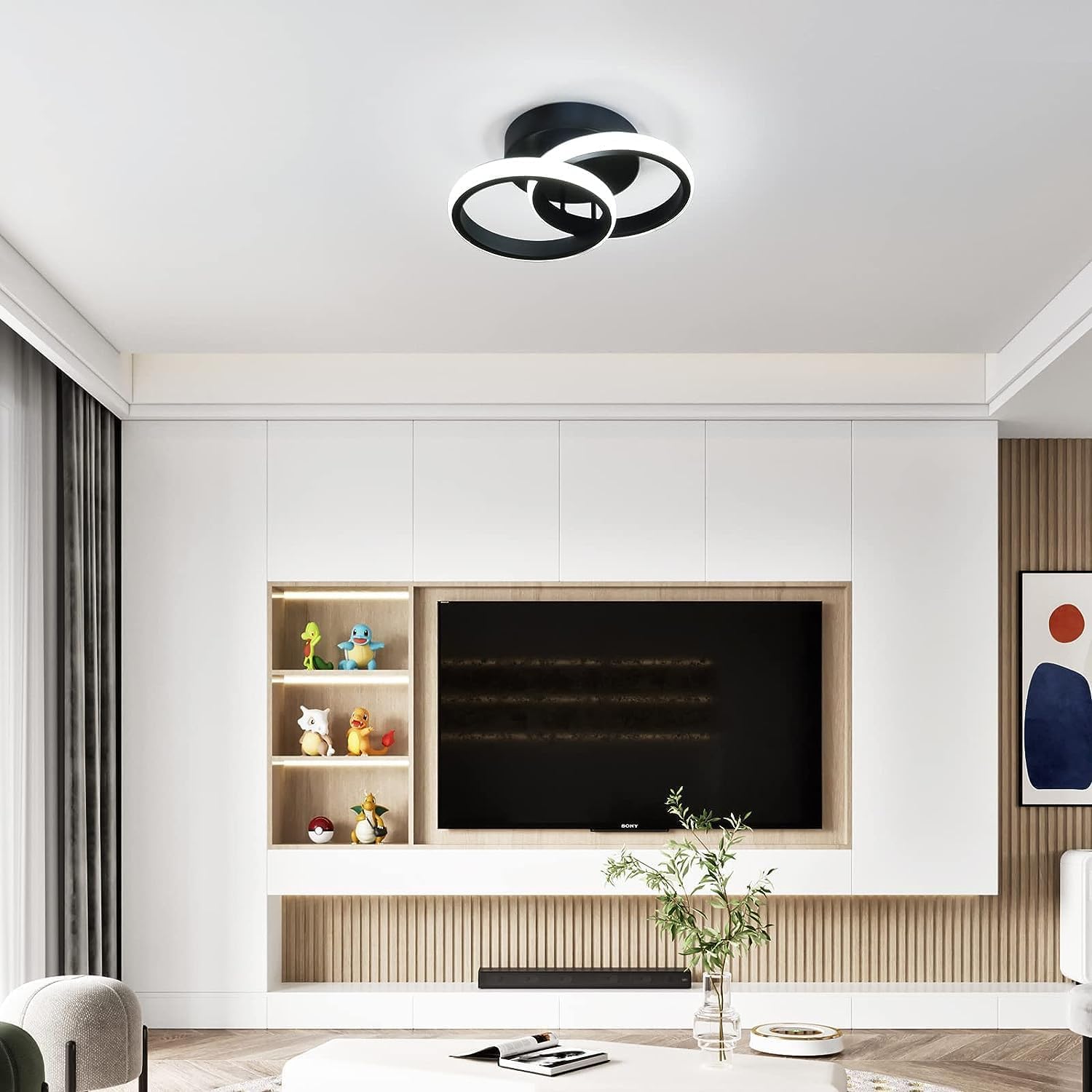PYU LED Ceiling Light - Dimmable & Color Temp -6 PYU LED Ceiling Light - Dimmable & Color Temp -6