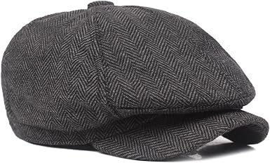 Vikenner Men's Woolen Driving Hat 