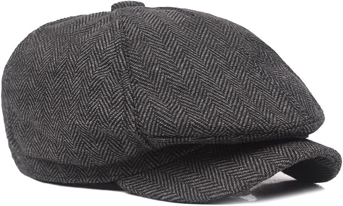 Markcur Coppola Cappello Piatto Berretto Piatto Cappellino da Uomo Grigio :  Amazon.it: Abbigliamento