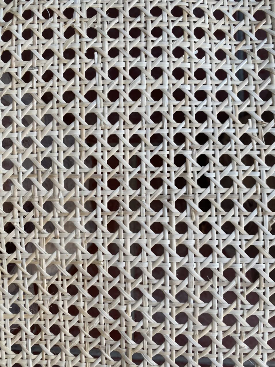 36" Width, Hexagon Natural Rattan Cane, Cane Webbing, Caning Material